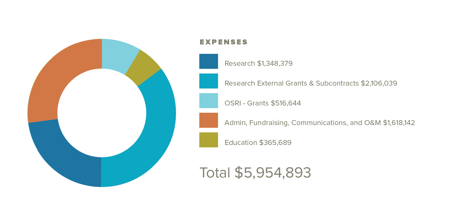 PWSSC 2024 Annual Report - Expenses Graphic Pie Chart